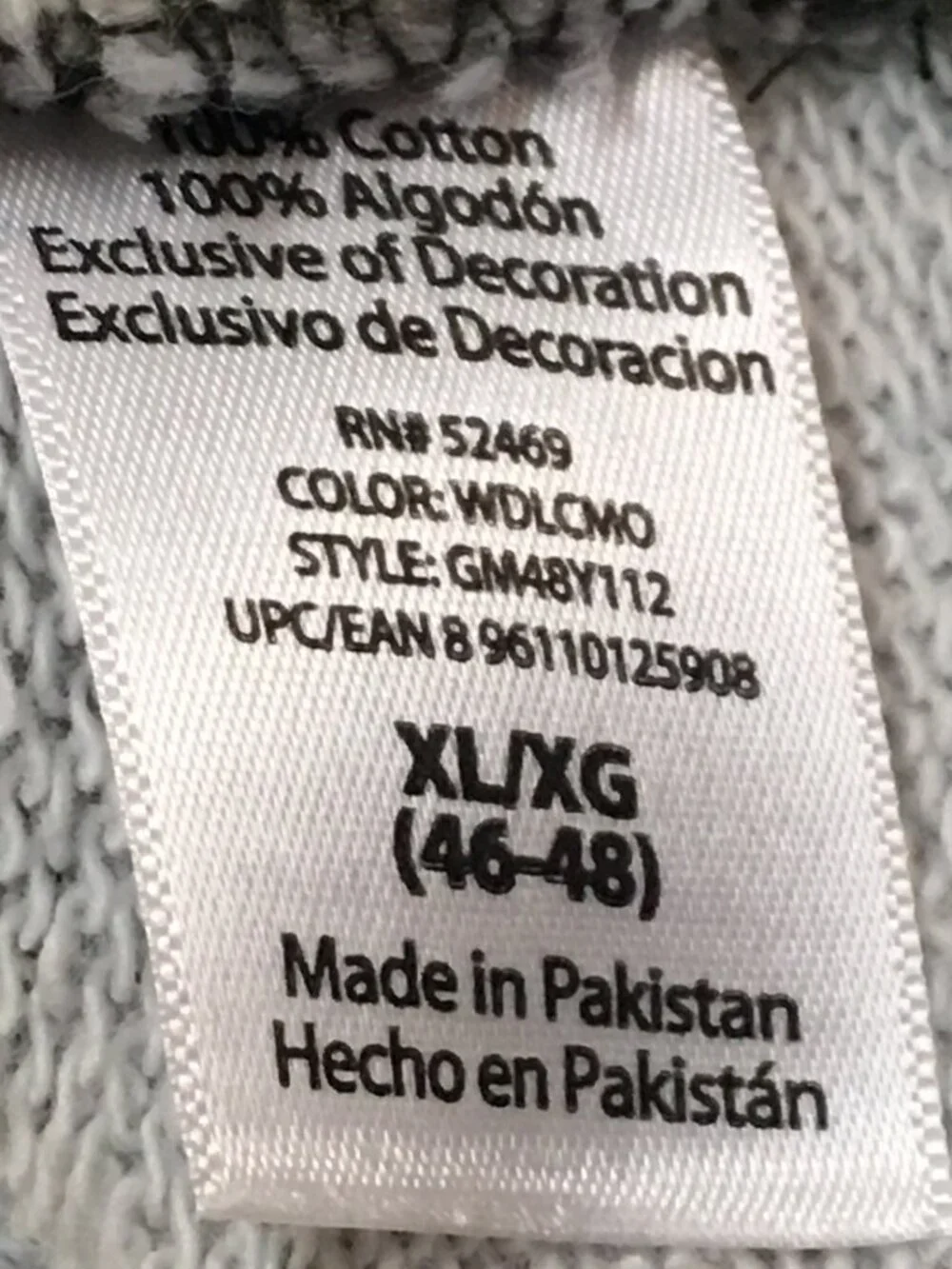 George Men XL 46-48 Sweatshirt Green Camouflage Crewneck Casual Outdoor Cotton‎